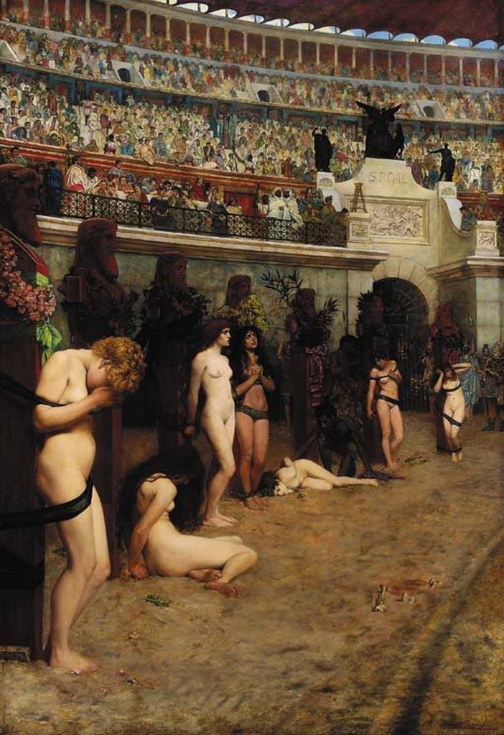 «Рынок рабов». Гюстав Буланже, 1886 г.