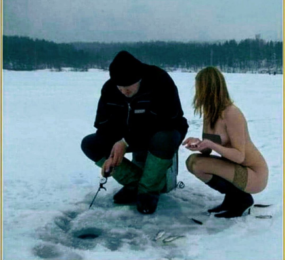 Порнушка зимой на улице