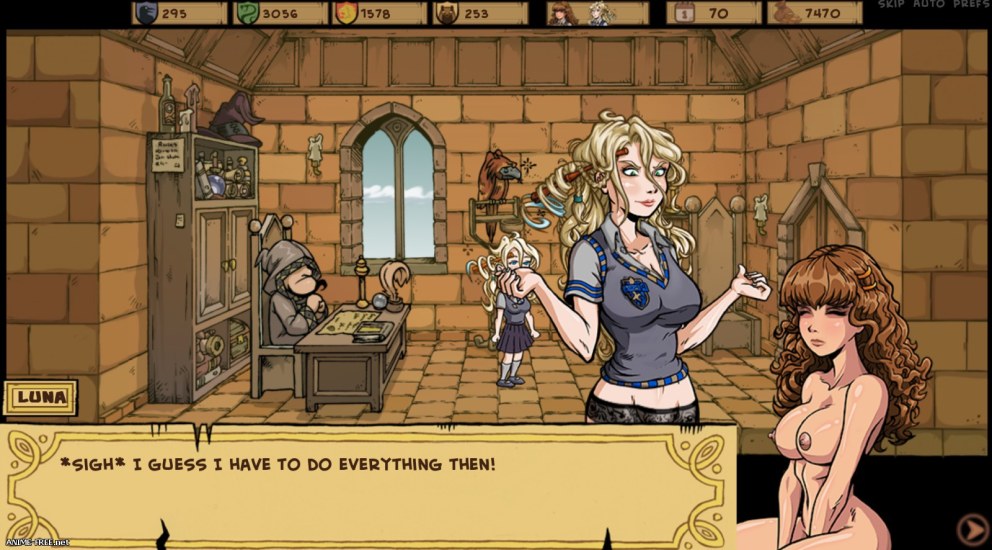 Хентай Гарри Поттер Witch Trainer