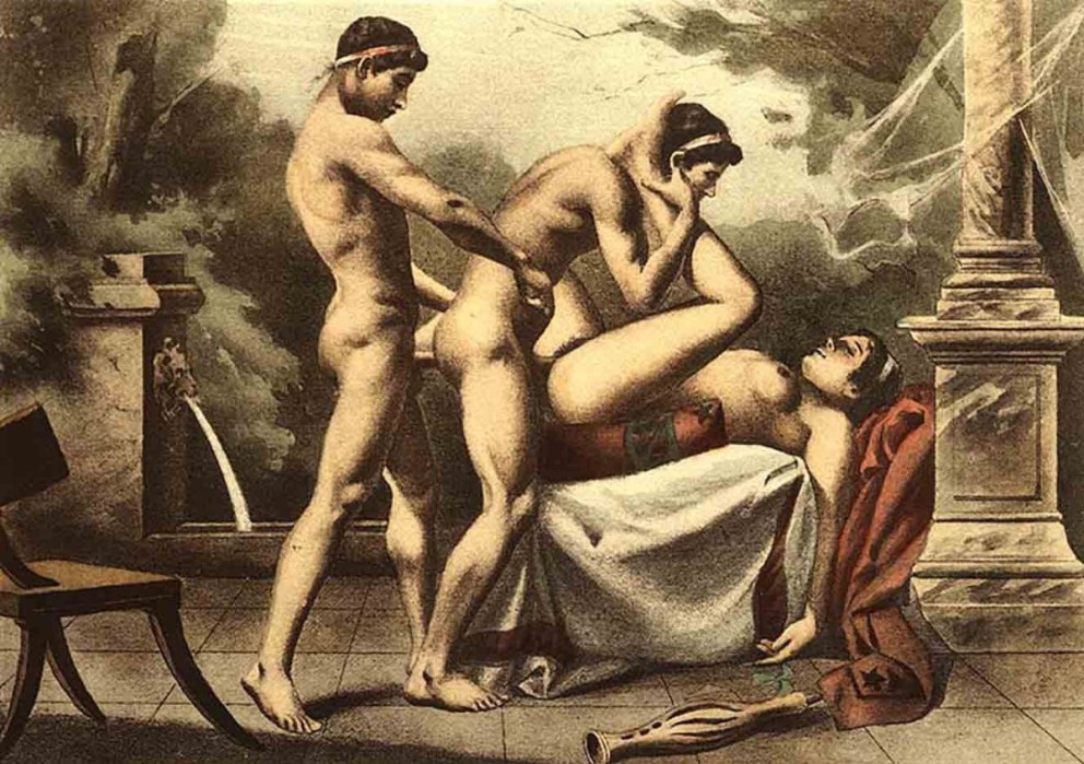Голые женщины с рабами