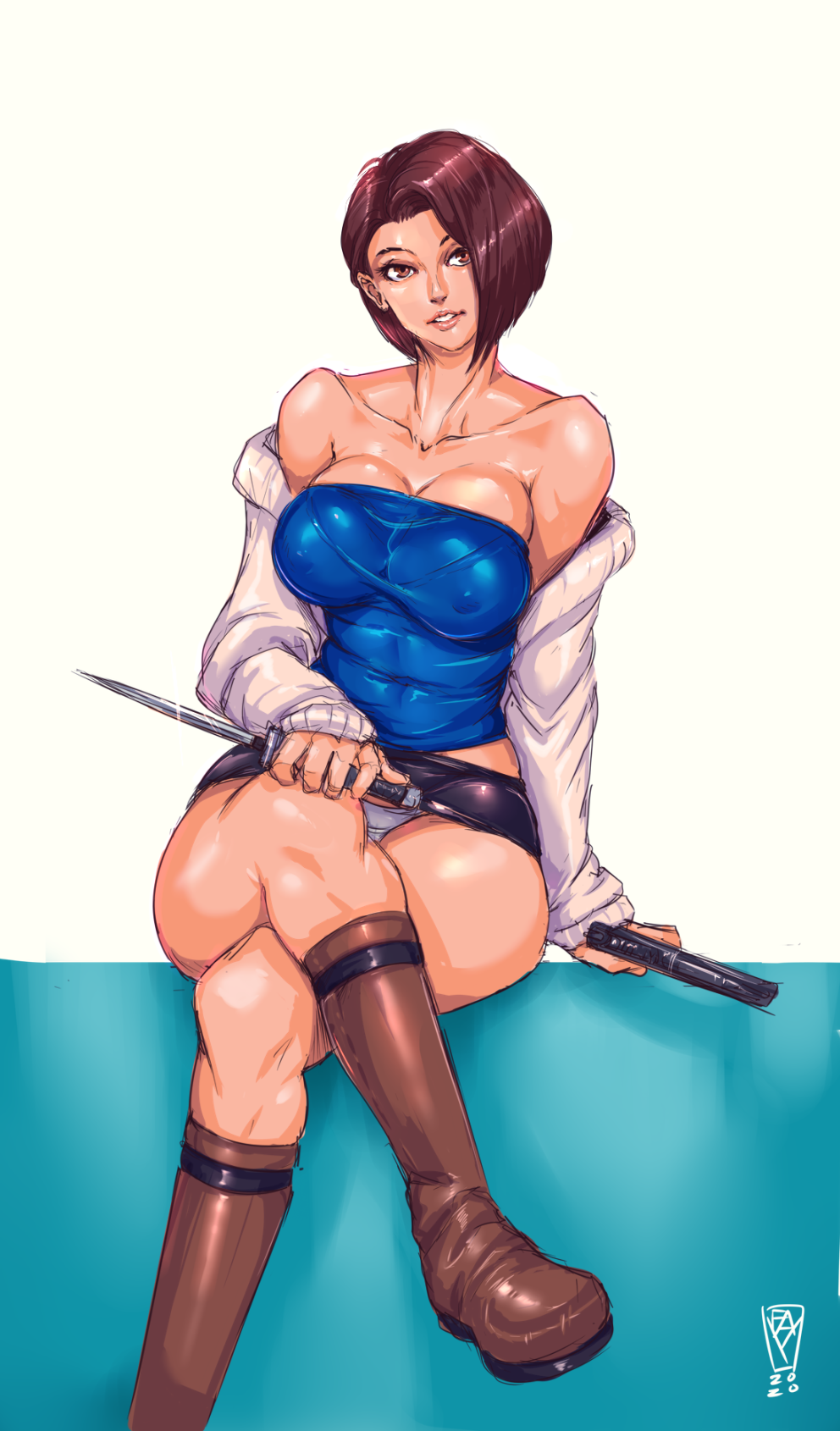 Джилл Валентайн Resident Evil 3 Rule 34