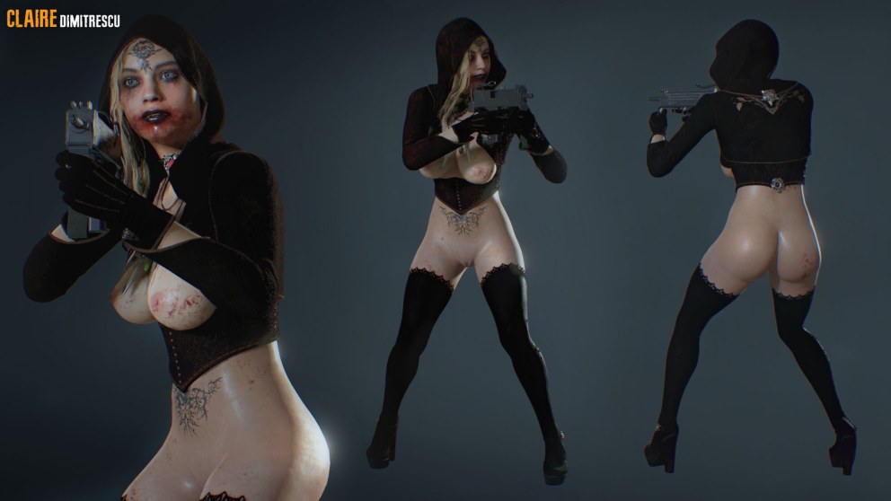 Resident Evil Village леди Димитреску naked