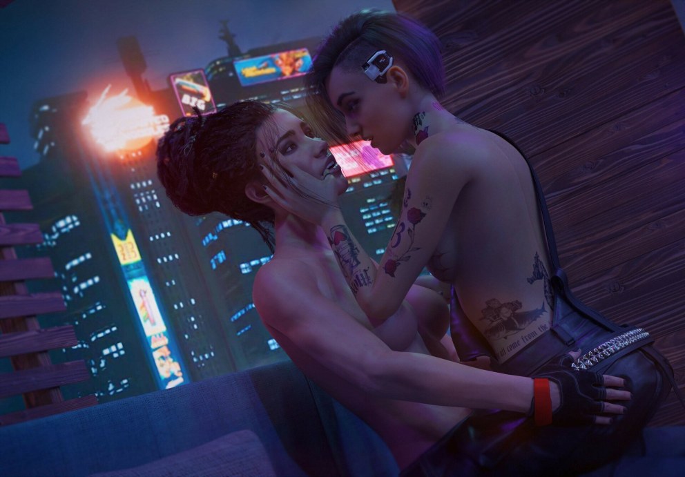 Панам Палмер Cyberpunk 2077 blowjob