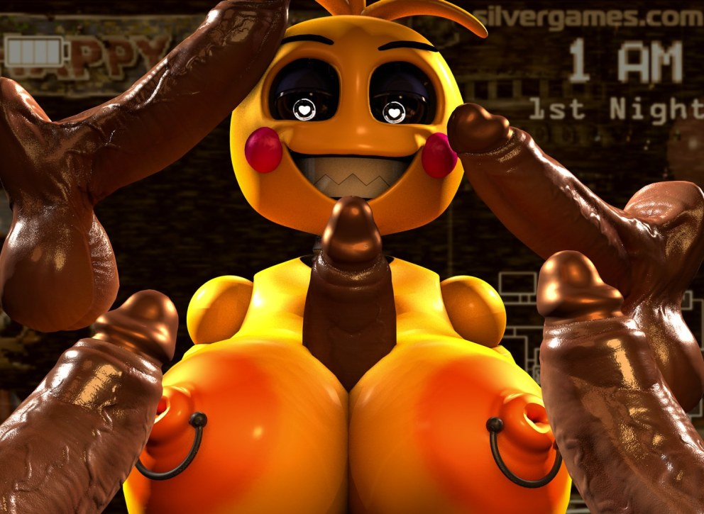 Файв Найтс Фредди хентай Toy чика blowjob
