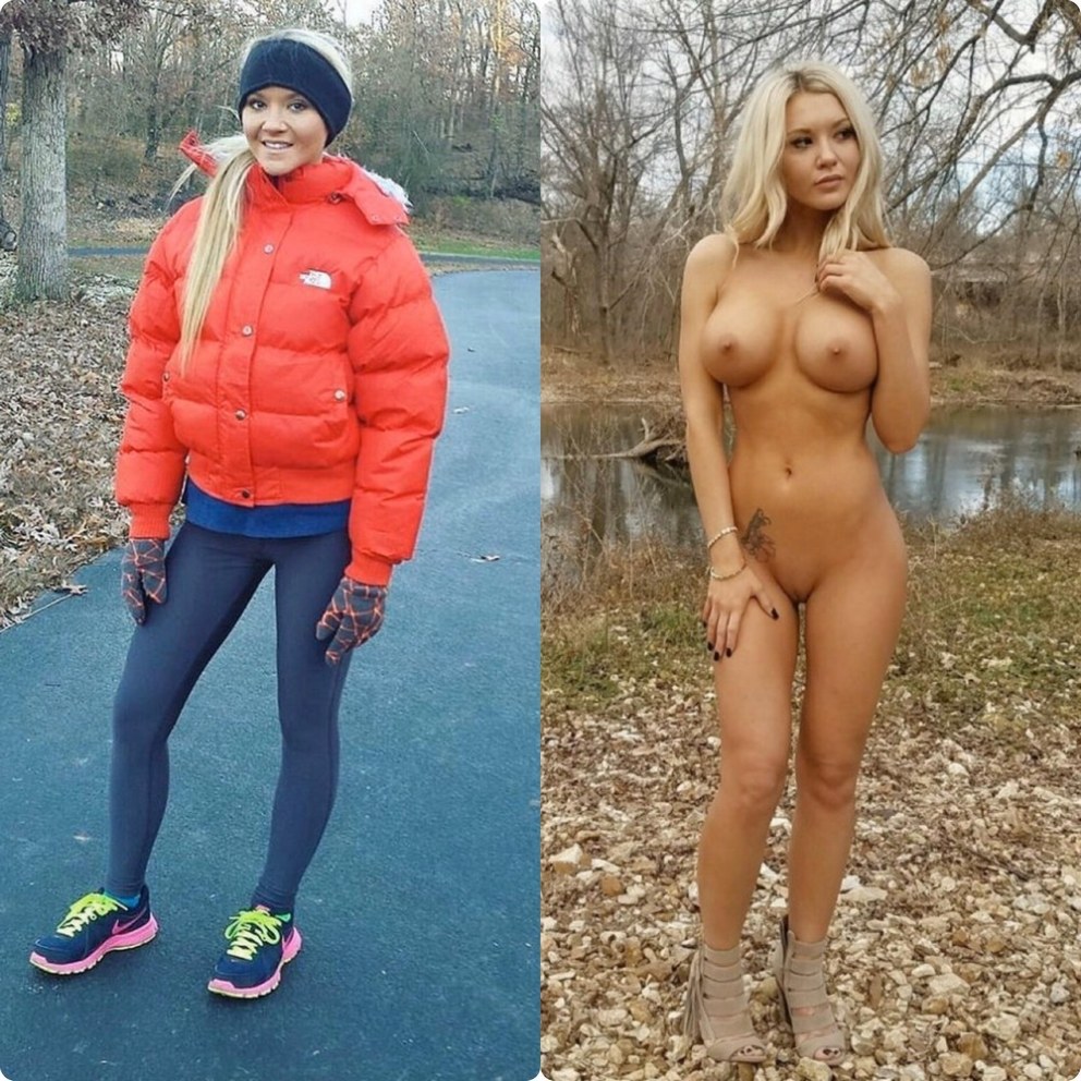 Девушки одетые и раздетые
