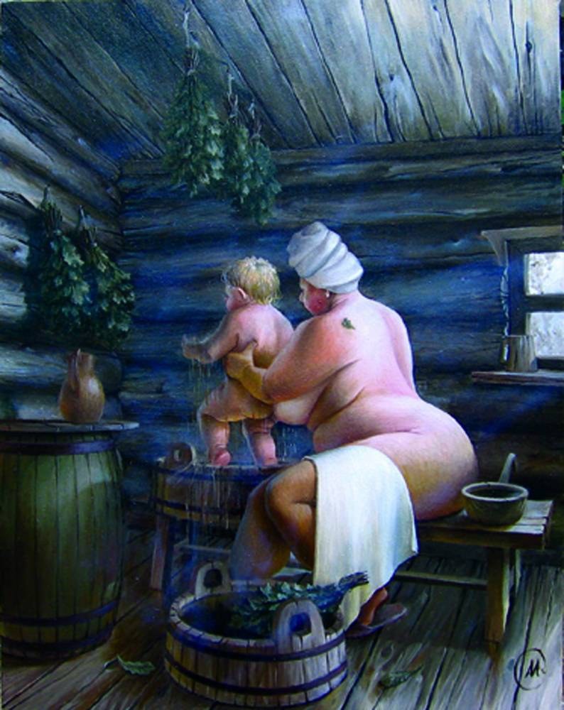 Женщины в русских банях