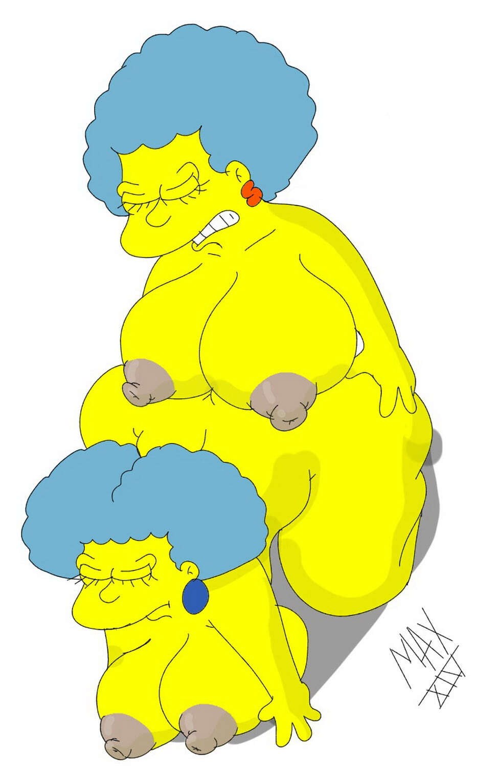 Rule 34 Сельма и Пэтти бувье bynshy