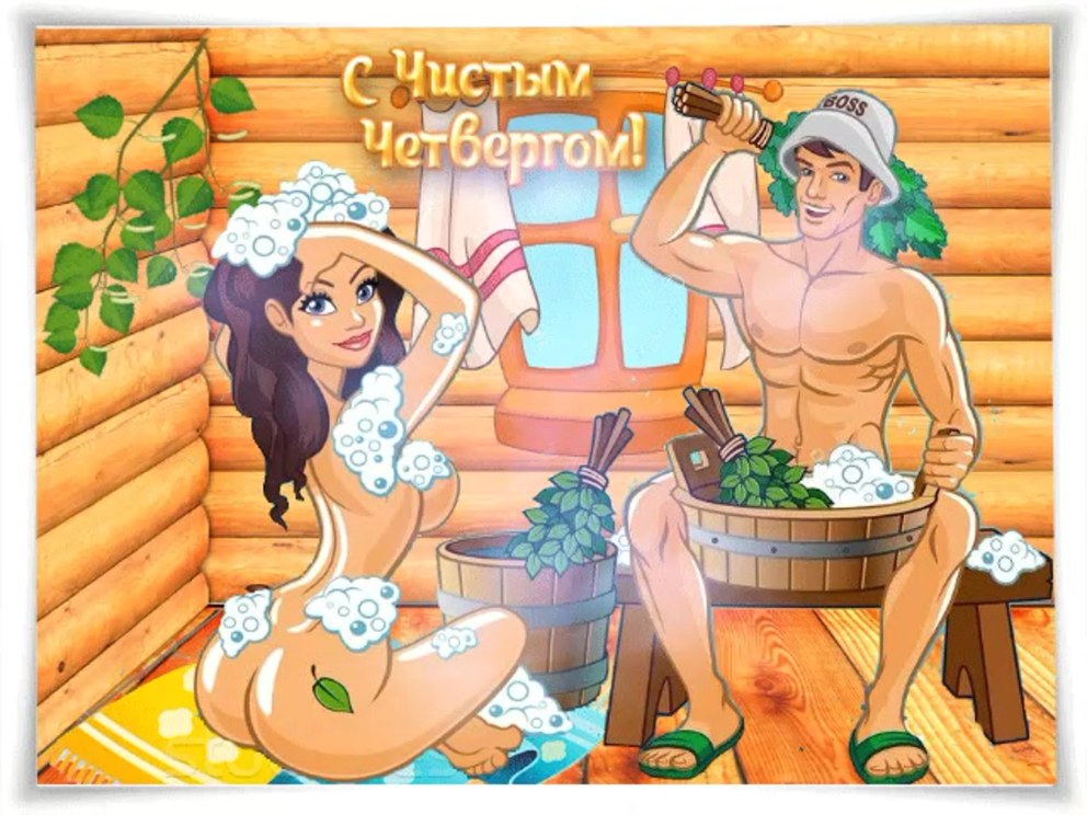 Красивые девушки в бане