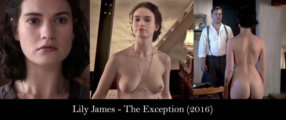 Голая Лили Джеймс (Lily James