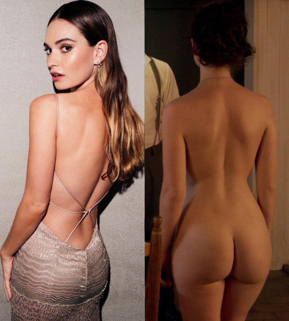 Голая Лили Джеймс (Lily James