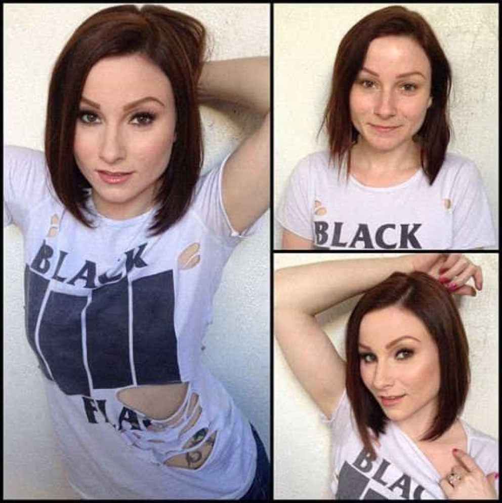 Veruca James без макияжа