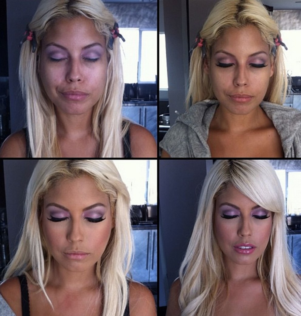 Bridgette b без без грима