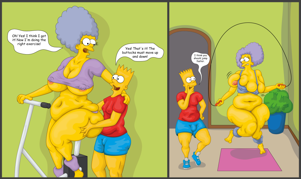 Rule 34 Сельма и Пэтти бувье