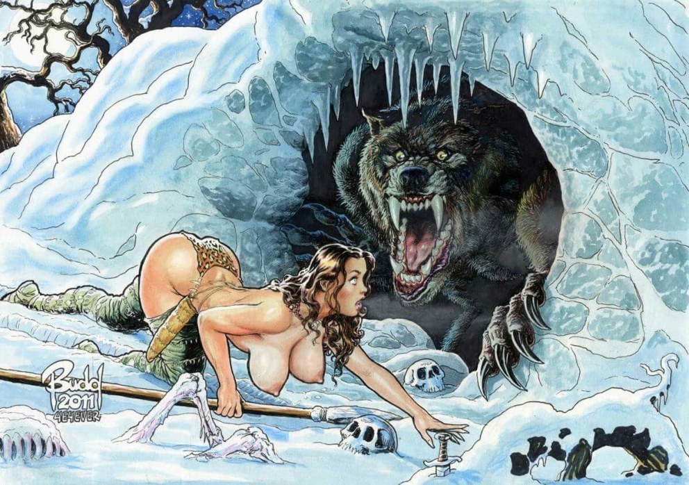 Иллюстратор Budd root Cavewoman
