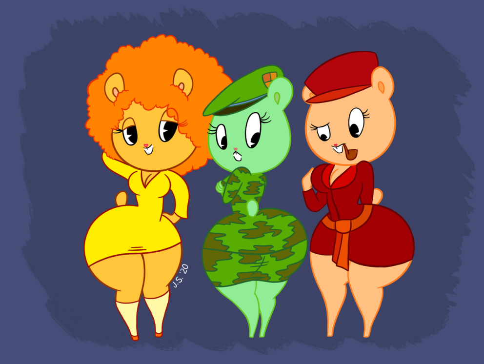 Happy Tree friends Сниффлс хентай