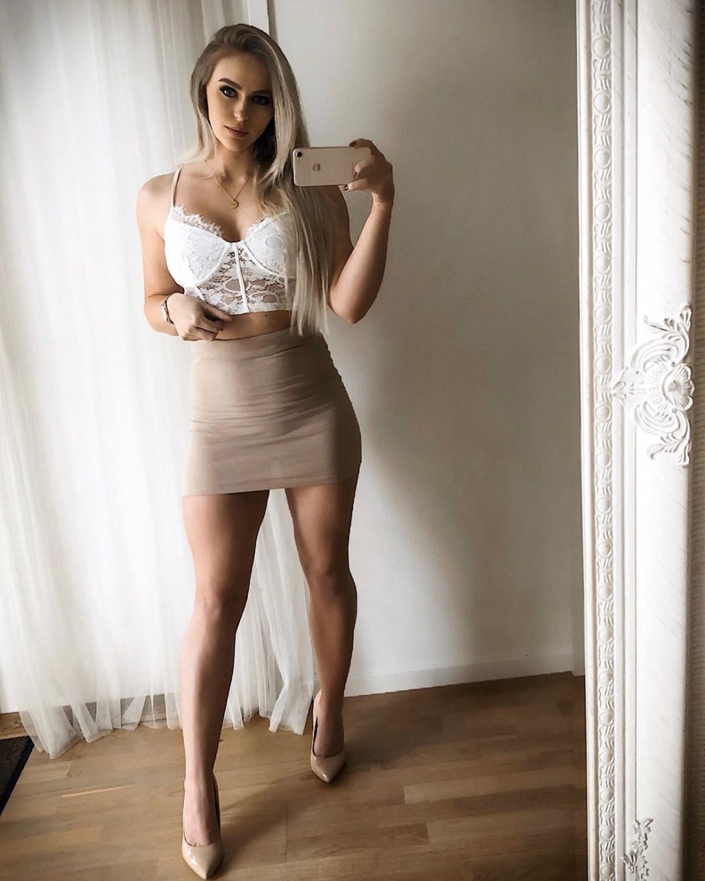 Анна Нистром в Нижнем белье