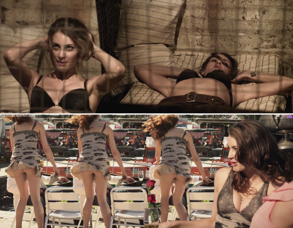 Смертельная гонка сиськи Tanit Phoenix