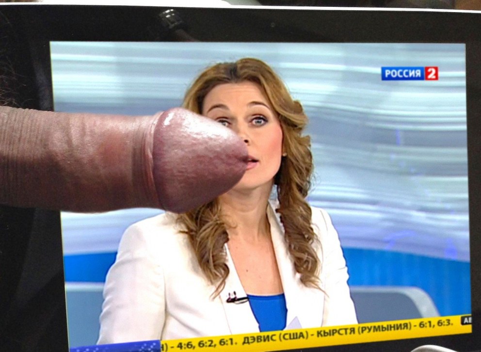 Мастурбация на телеведущих