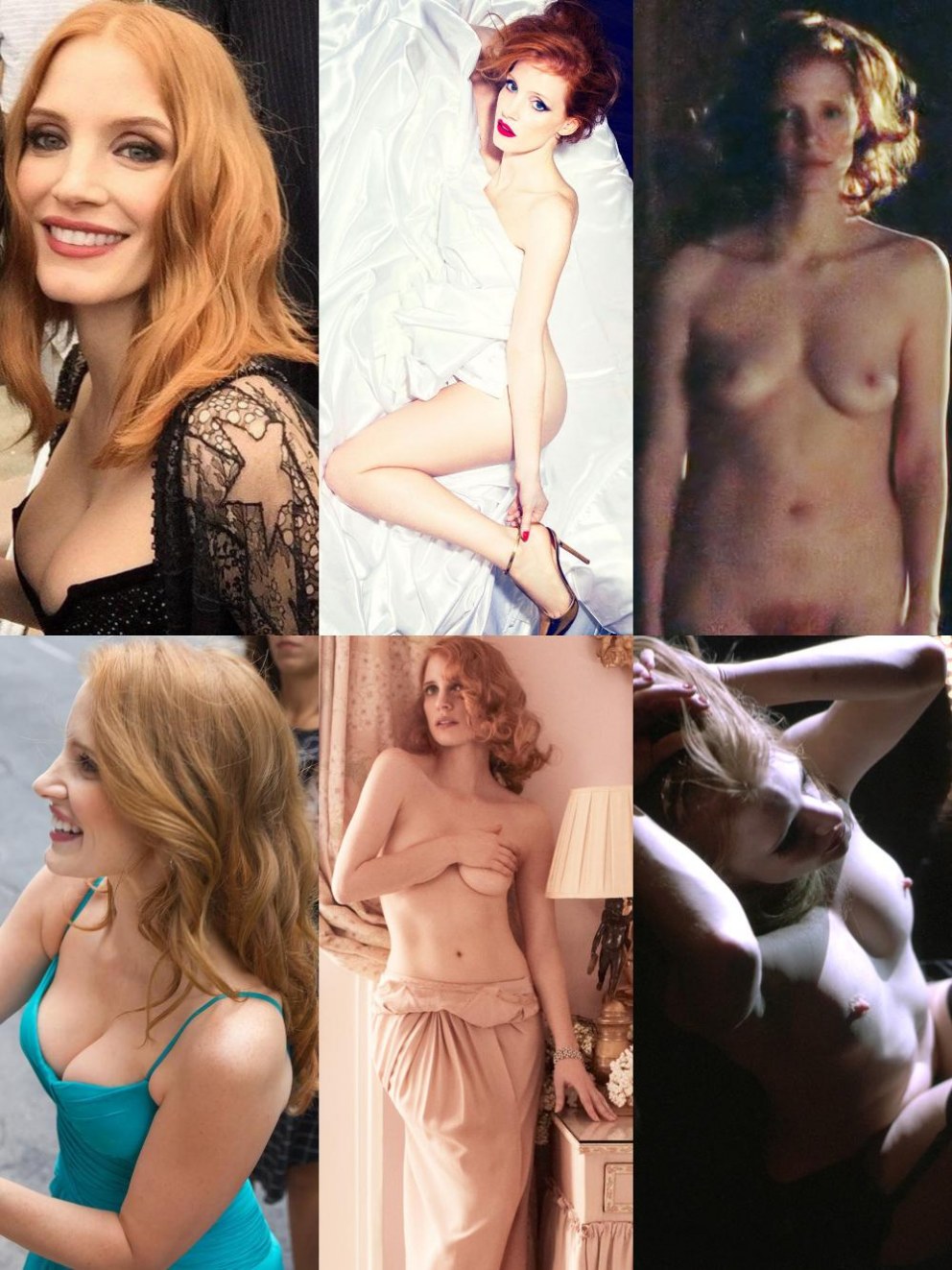 Jessica Chastain грудь