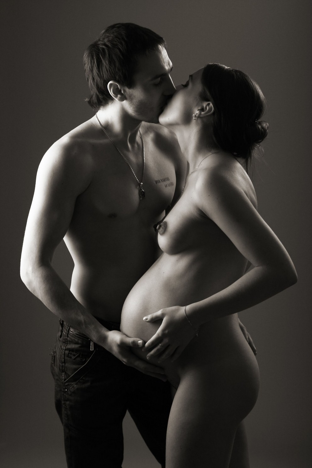 фотосессия беременных голые с мужем (100) фото