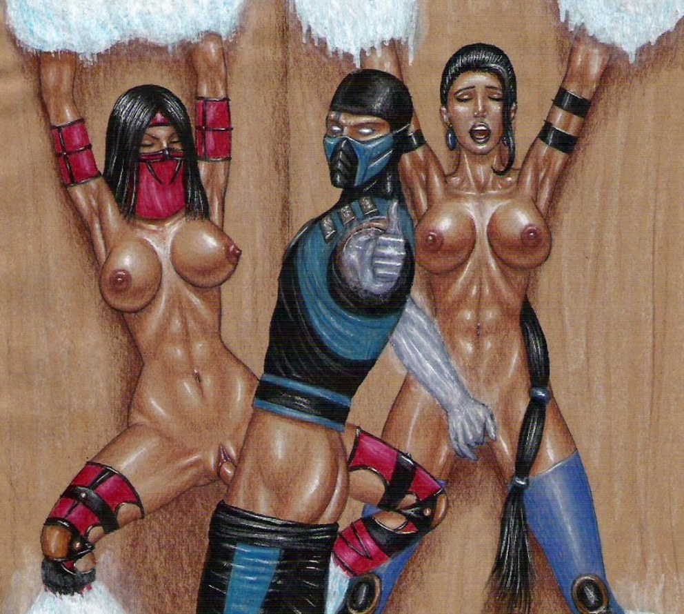 Mortal Kombat хентай Китана косплей