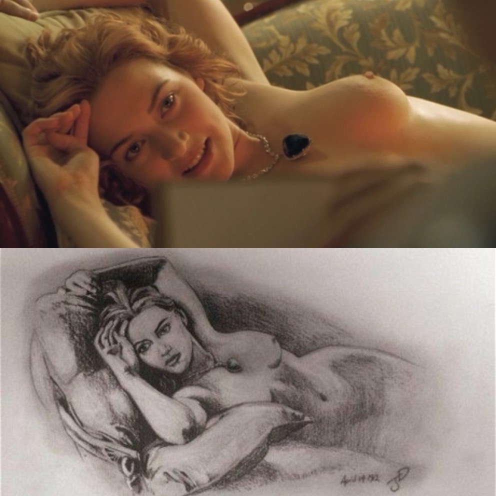 Кейт Уинслет Титаник nude