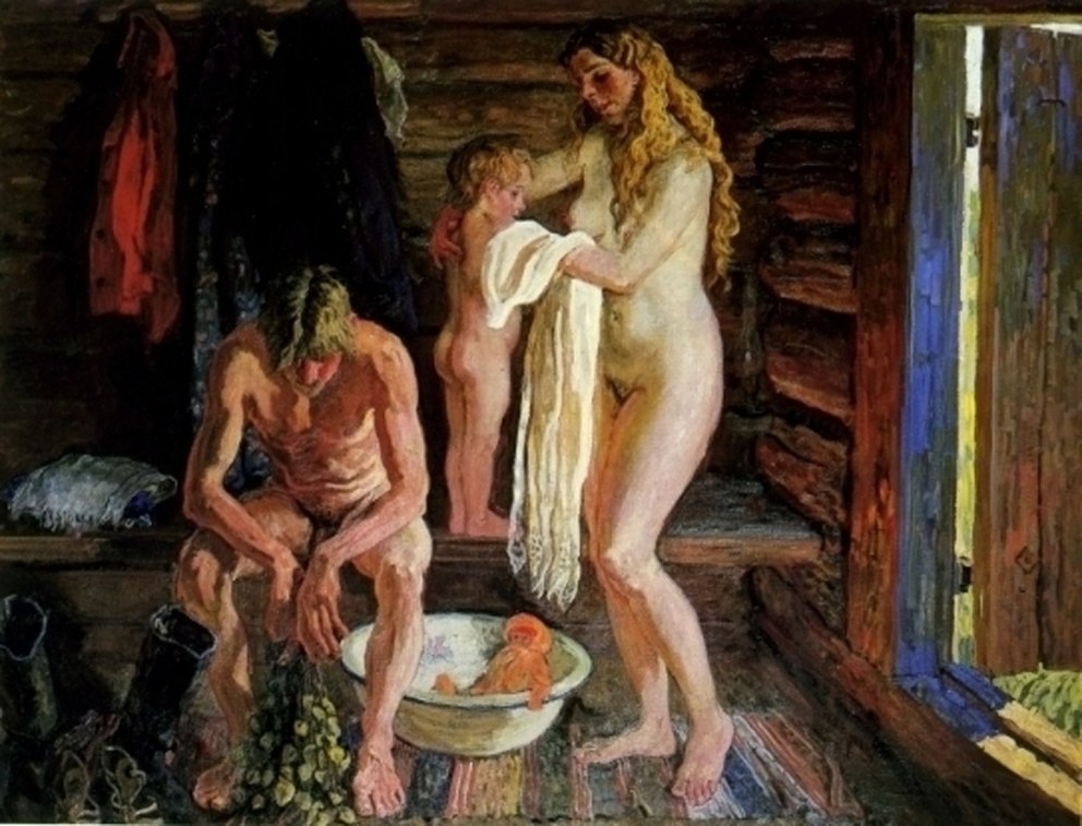 Русская баня картины
