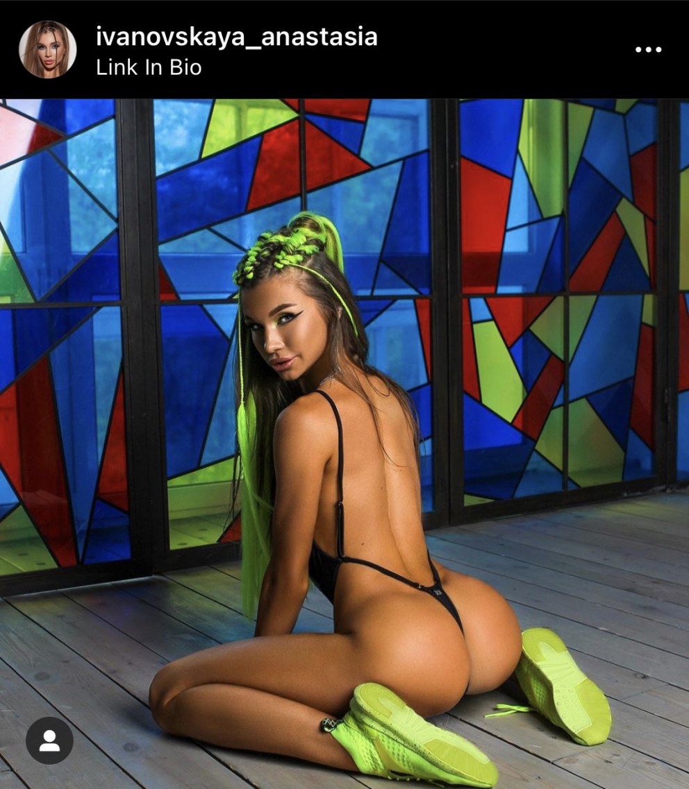 Анастасия Ивановская Ivanovskaya Anastasia голая
