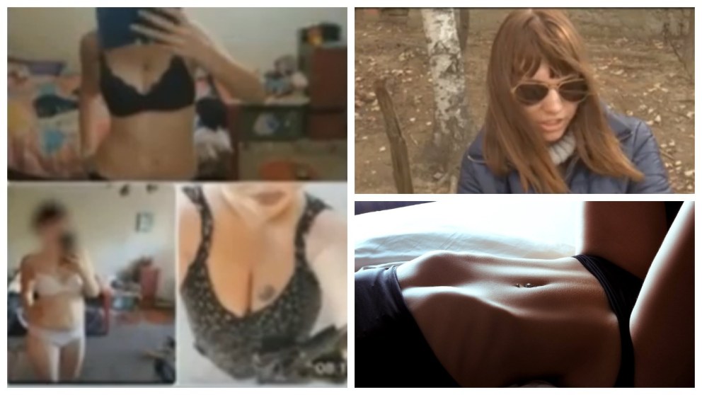 Поцелуй девушка на столе