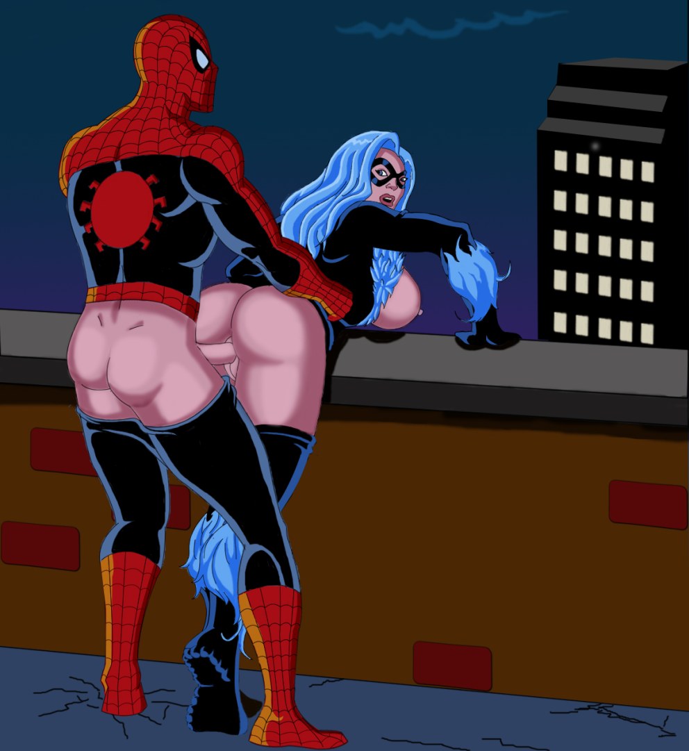 Marvel’s Spider man черная кошка xxx