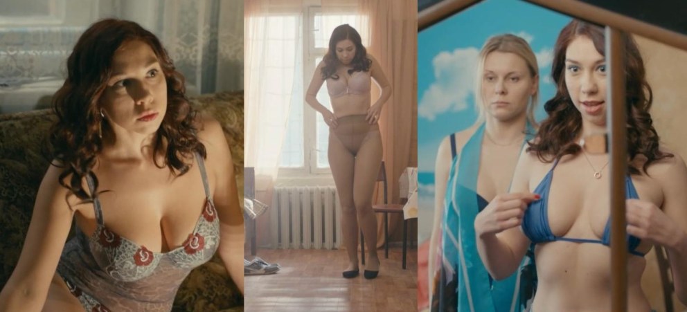 Алина Алексеева в сериале Ольга нижнее белье
